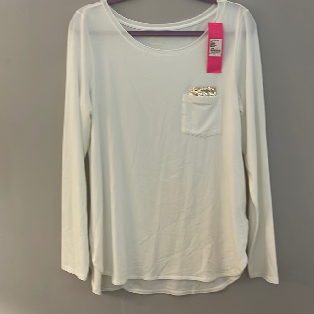 💗NWT’s Lilly Pulitzer Louella Top. Size Large💗